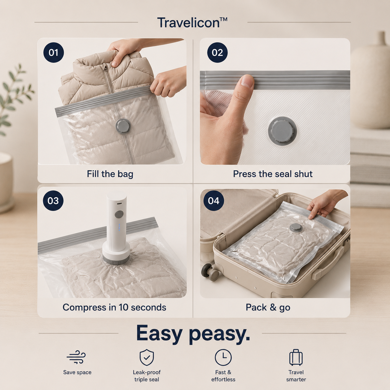 Travelicon™ SmartVac Pro